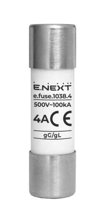 Wkładka topikowa e.fuse.1038.4, typ 10x38, 4A