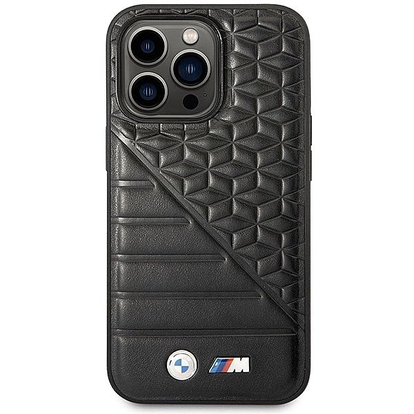 Etui BMW Bi Pattern na iPhone 14 Pro 6,1" - czarne
