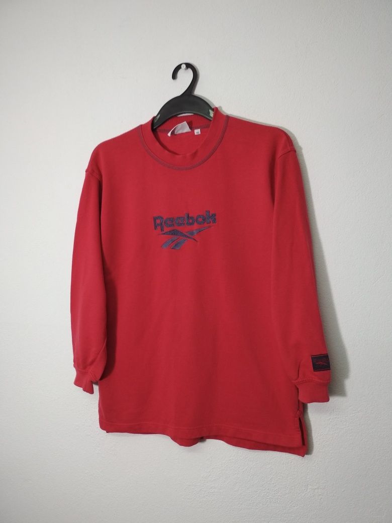 Reebok vintage czerwona bluza M