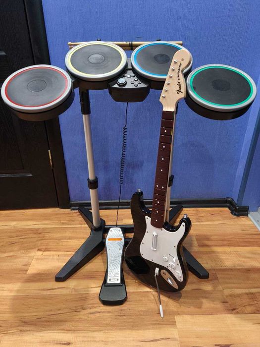 Гитара барабаны для Sony PS4 и 5 guitar hero rock band 4 playstation
