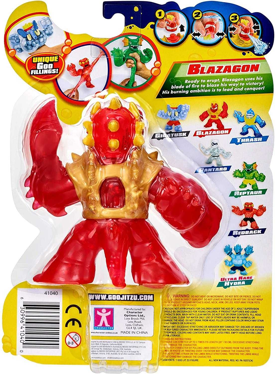Goo Jit Zu Water Blast attack Blazagon Гуджитсу Блейзагон водяна атака