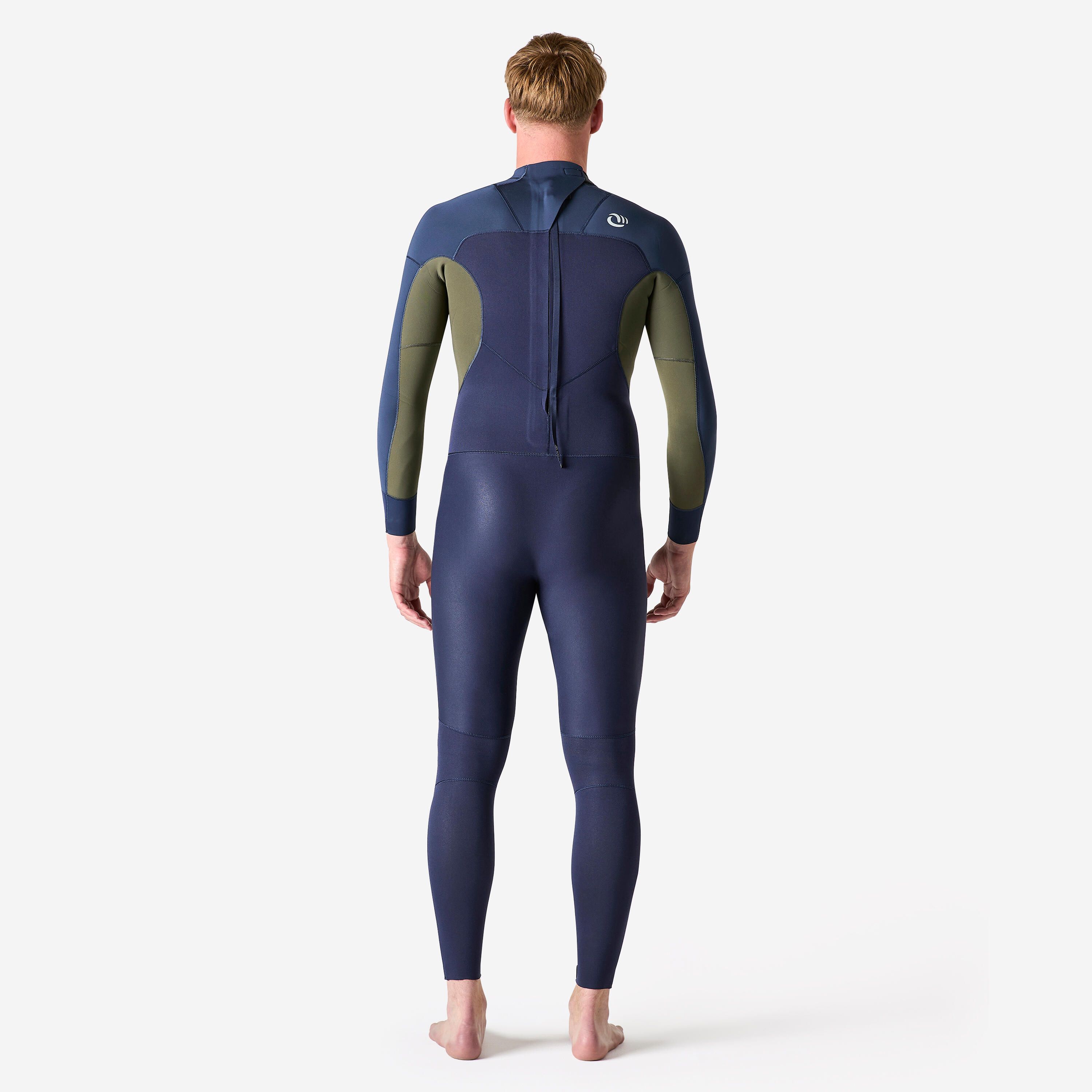 Fato de SURF Homem 500 Neopreno 3/2 mm Azul Caqui