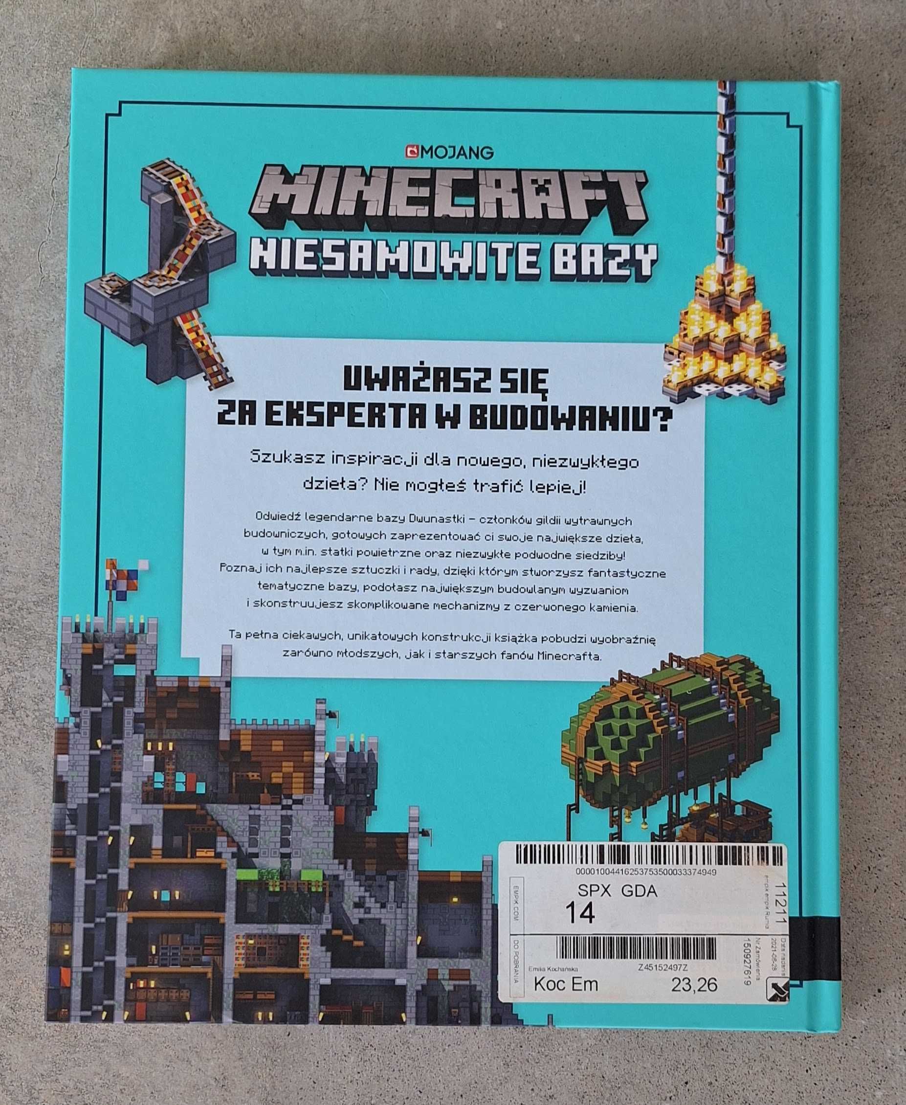 Minecraft niesamowite bazy książka