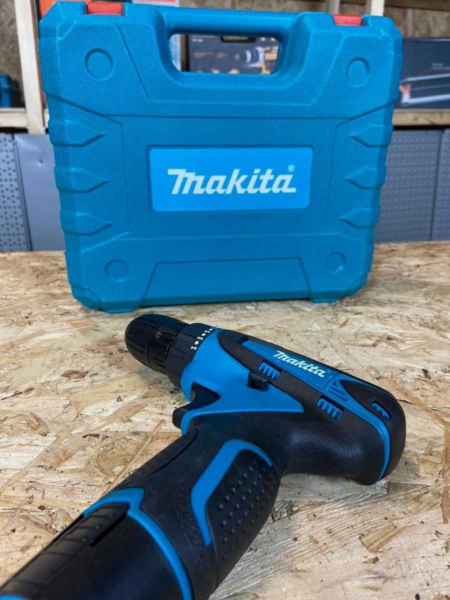 Шуруповерт Makita. Набор инструментов макита. Биты, сверла. Шурупокруп