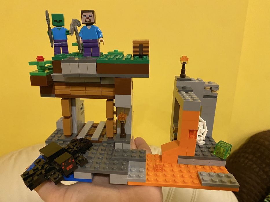 Конструктор великий LEGO Minecraft Покинута шахта 21166 лего майнкрафт