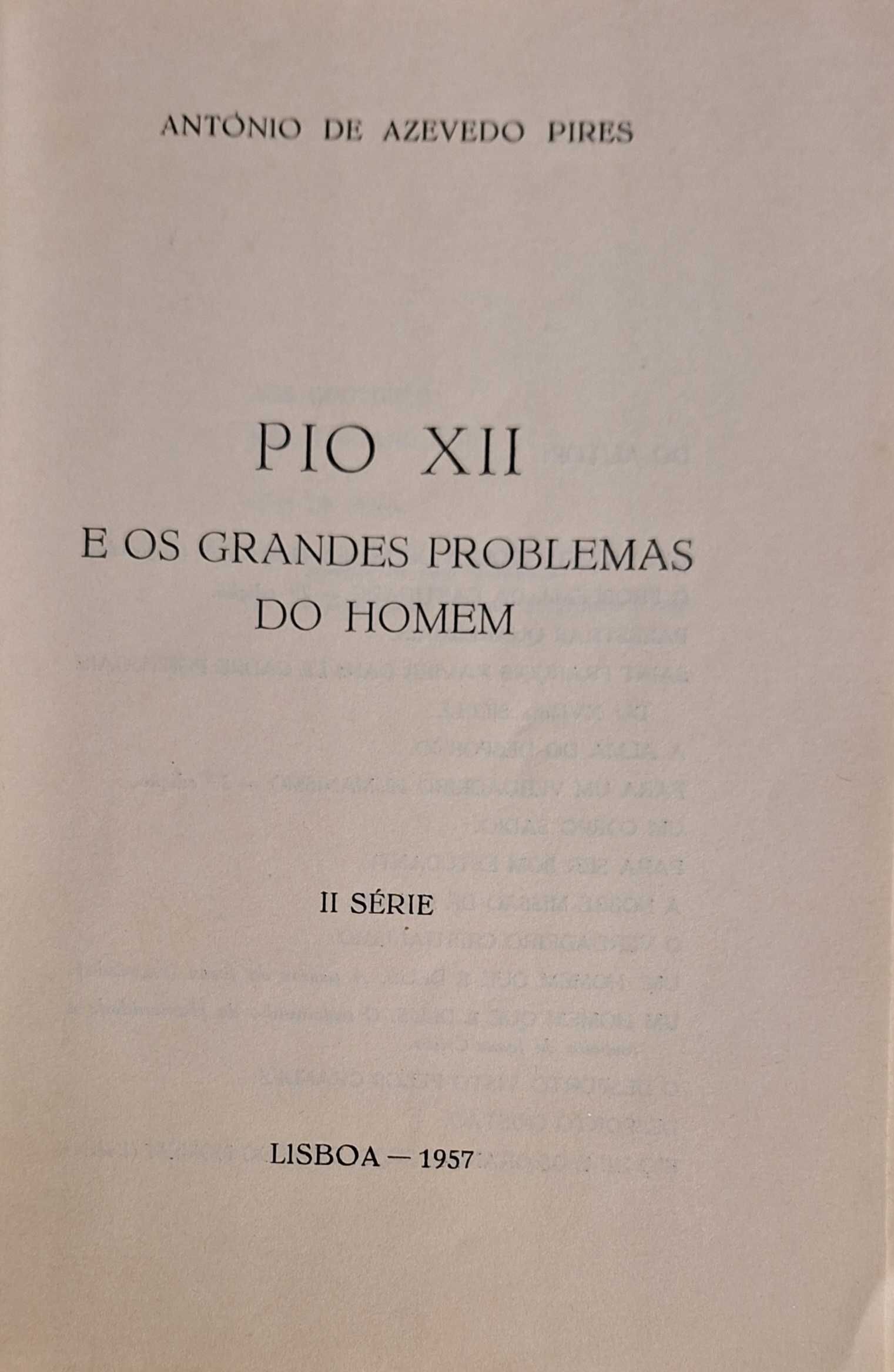 Pio XII - Padre Azevedo Pires 1957