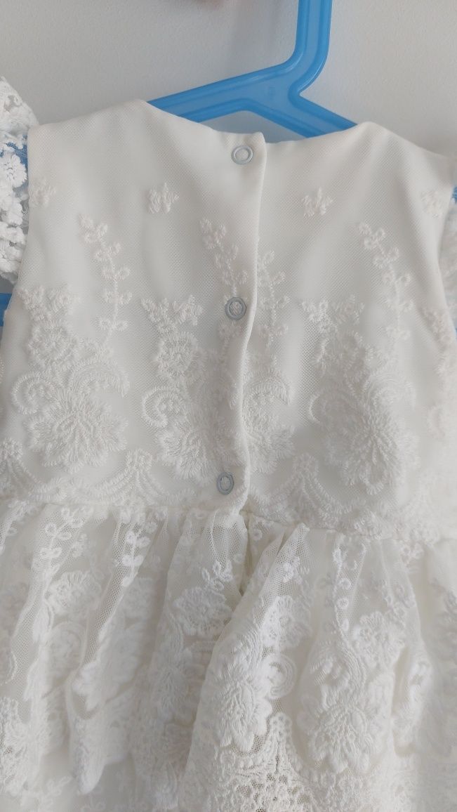 Sukienka do chrztu Milulove Chanelka 74. Gratis opaska!