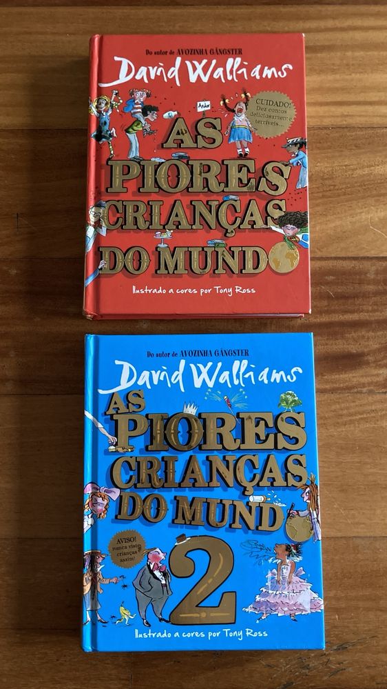 Coleção de Livros de DAVID WALLIAMS (vários títulos/infanto-juvenil) desde 10€