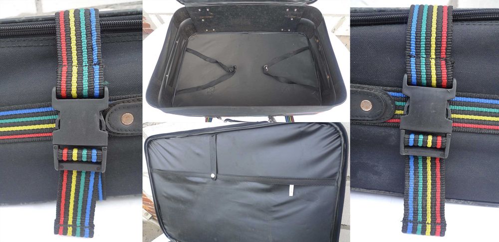 Walizka podróżna miękka SaxoLine 75x57x21cm uchwyt pasy koła