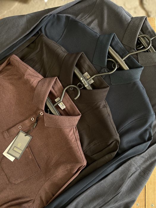 Поло Чоловіче поло на довгий рукав Теніска Кофта