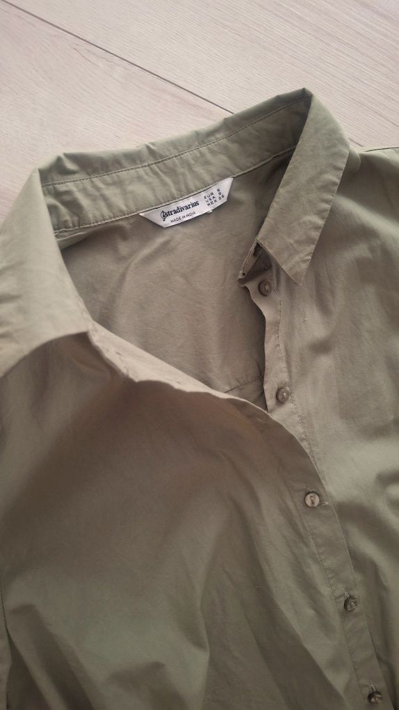 Stradivarius koszula khaki r. S