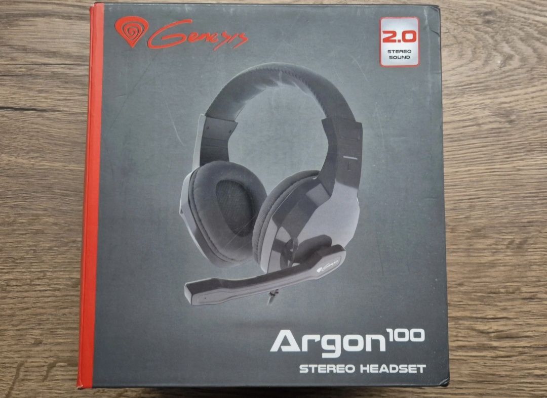 Sluchawki Genesis Argon 100 Gaming Czarne