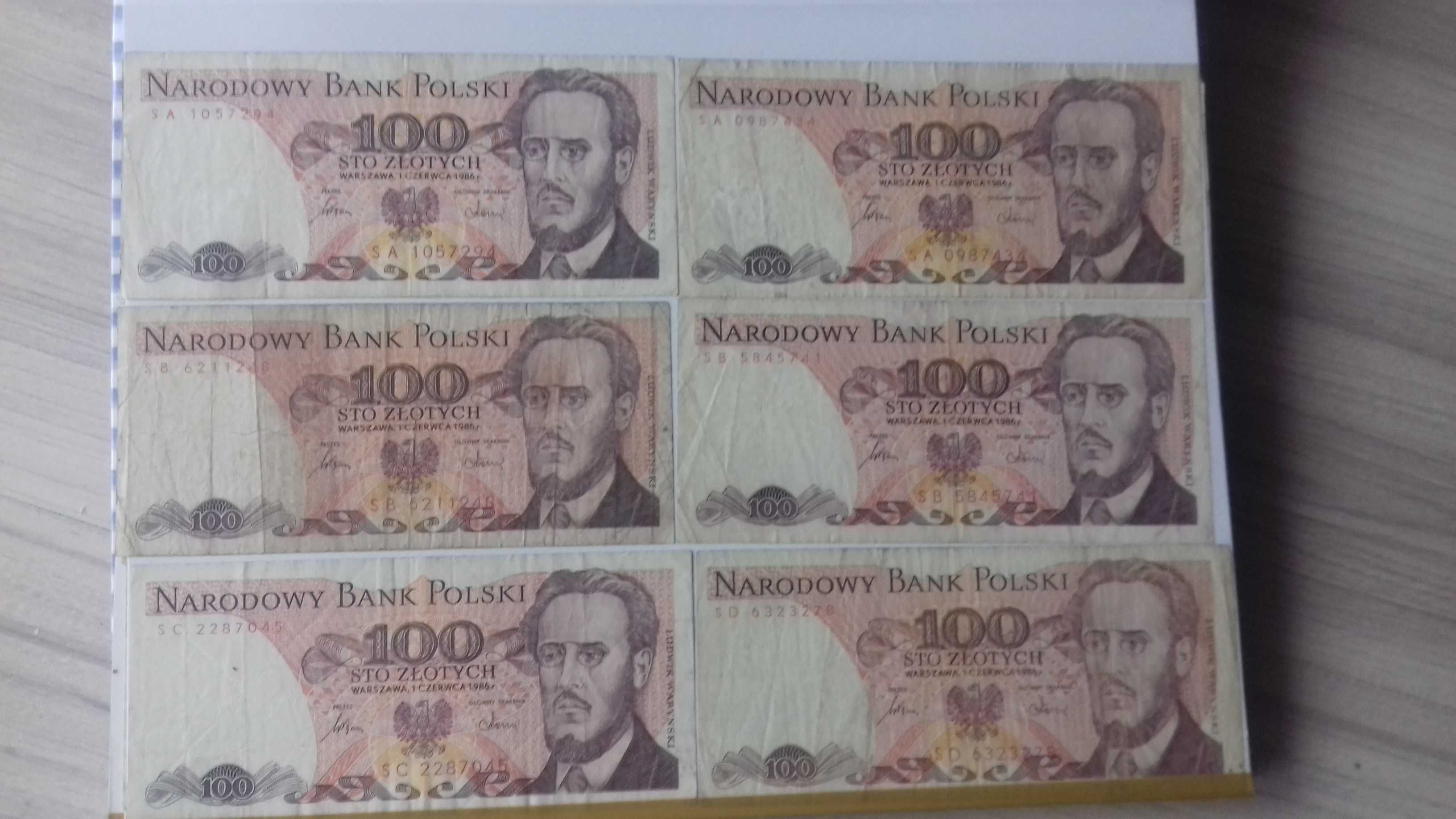 Stare banknoty z 1982,1988