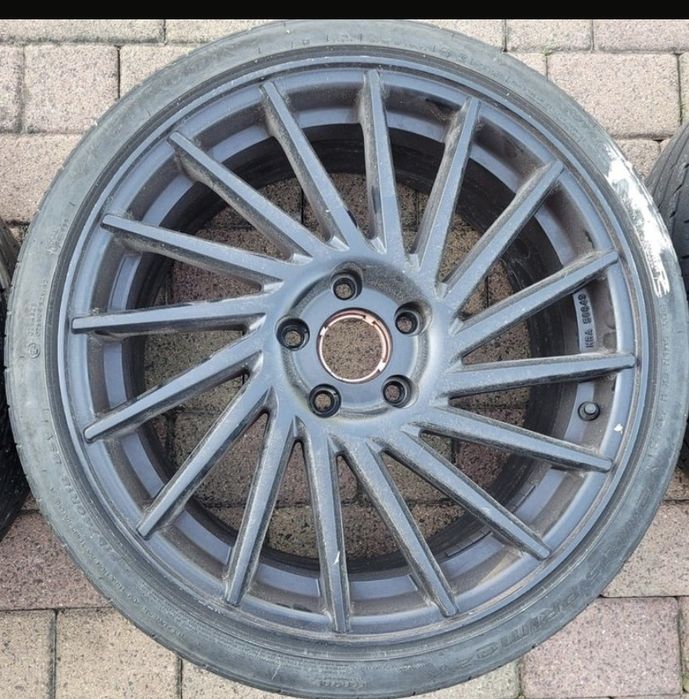 4x 18 Keskin KT17 5x112 ET 45 otwór 57.1 Nienaprawiane skoda seat VW