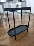 Stojak na kwiaty IKEA kwietnik metalowy czarny