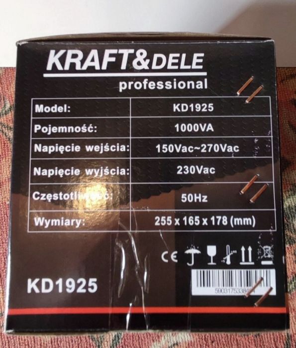 Стабилизатор напряжения 1000Вт Kraft&Dele AVR KD1925