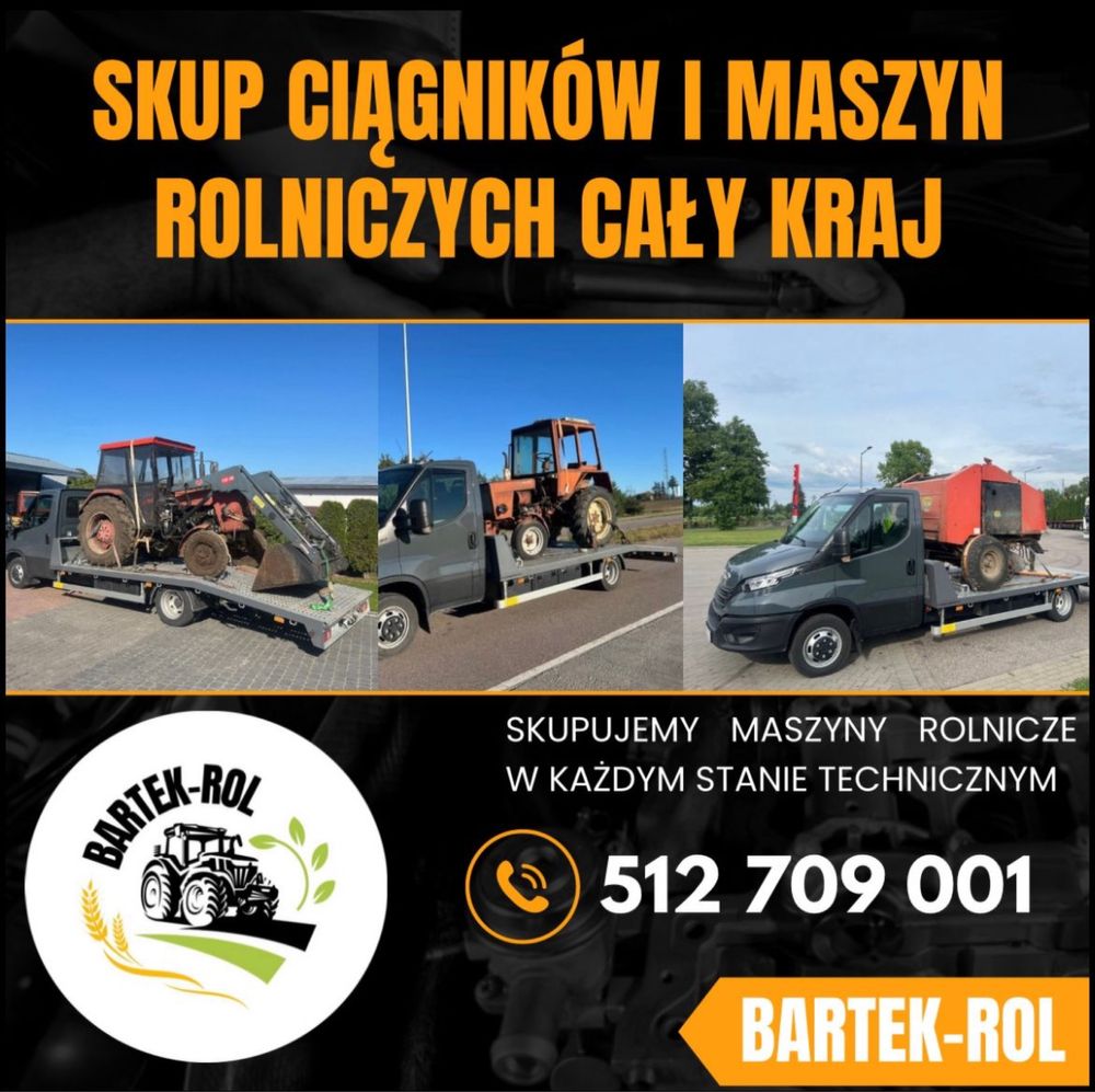 Skup Traktorow pras scinacz zamet ursus c330 c360 t25 sipma krone mf25