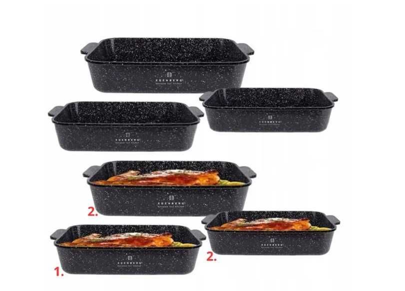 EB-12125 Жаровня З Кришкою Edenberg гранитное покрытие