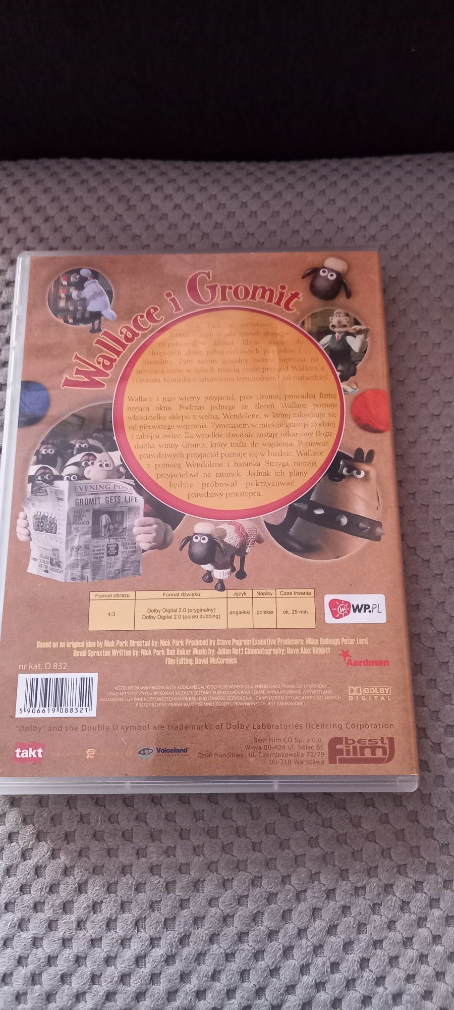 Wallace i Gromit  golenie owiec dvd