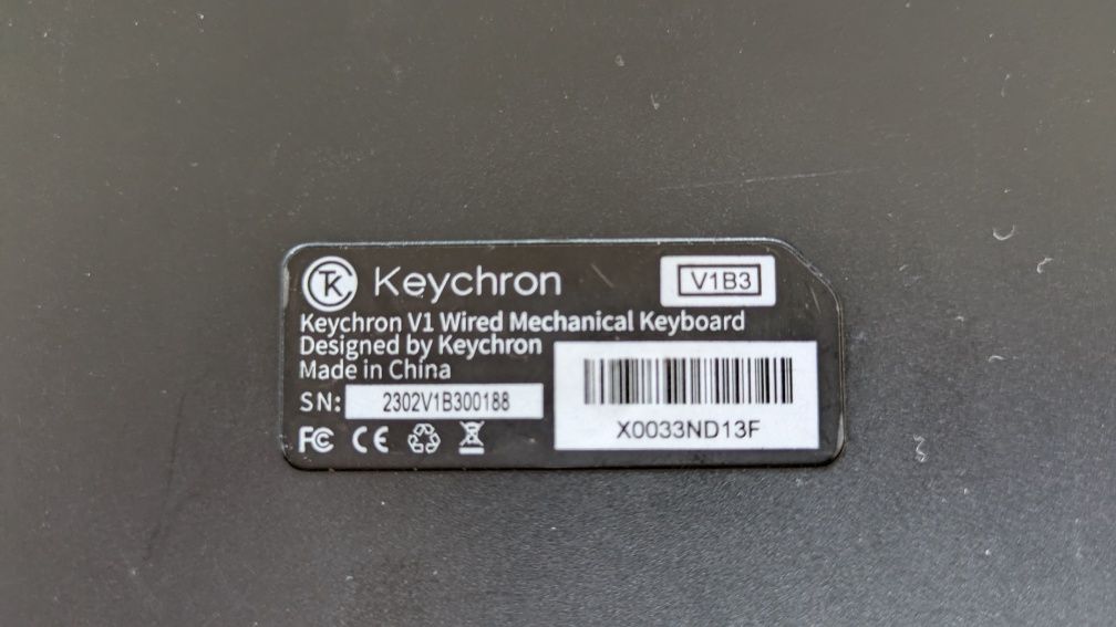 Teclado Mecânico Keychron V1