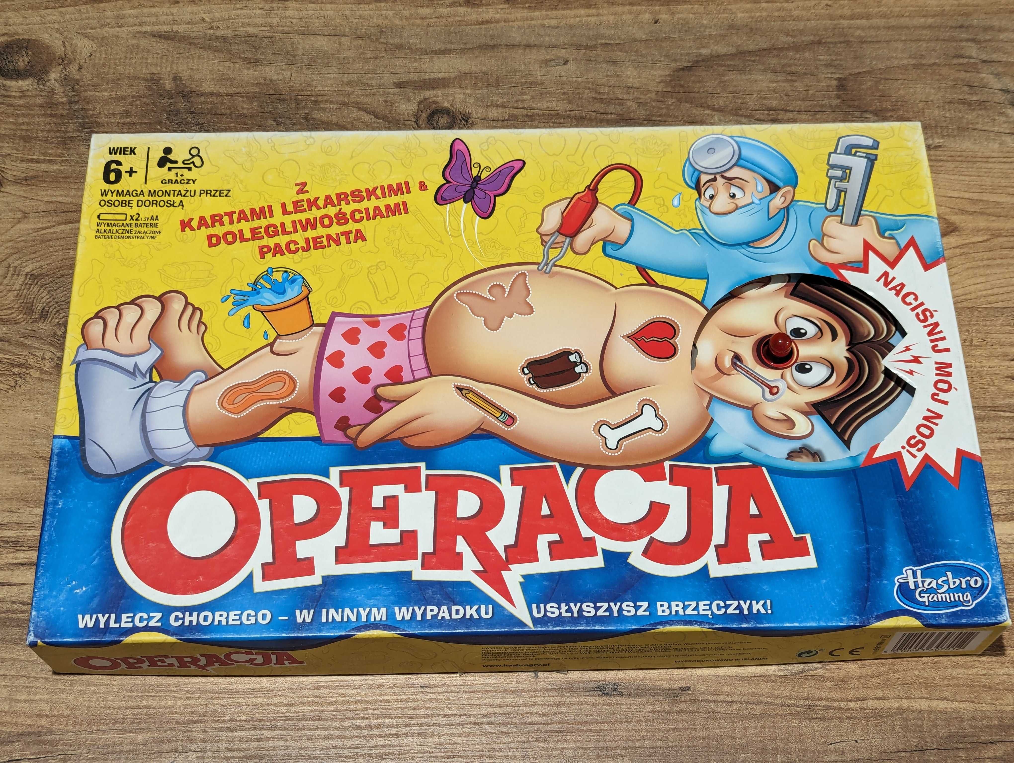 Operacja | z kartami lekarskimi | Hasbro