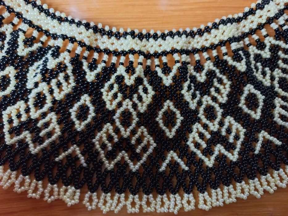 Силянка з чеського бісеру до вишиванки, намисто, кольє