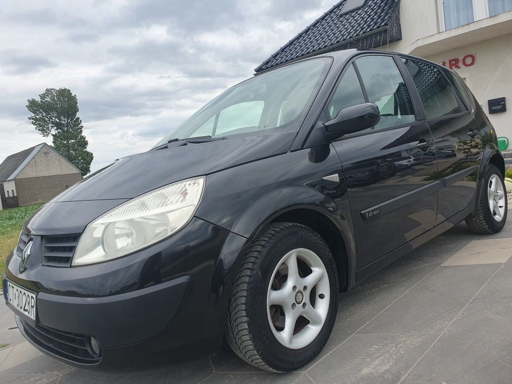 RENAULT SCENIC II * 1.6 Benzyna * Bardzo Ładny Stan * Niski Przebieg *