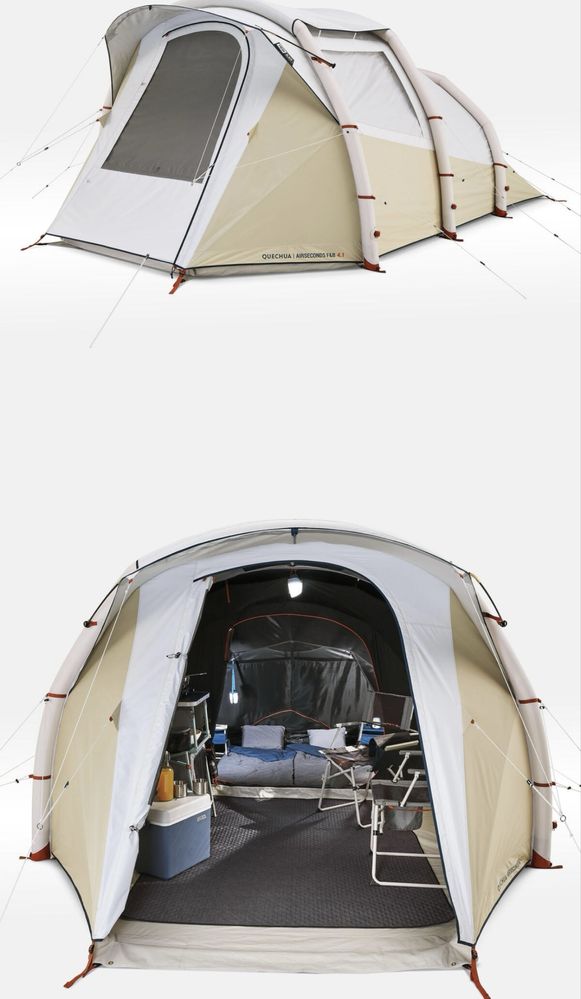 Namiot Decathlon Quechua Air Seconds 4.1 F&B - dmuchany (jak NOWY)