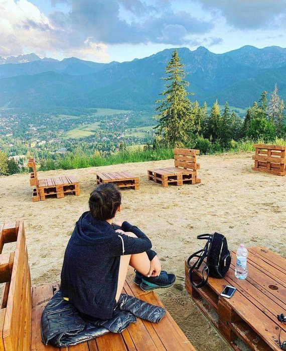 Meble z palet. Meble paletowe . BOX ogrodzeniowy , ogródkowy na kwiaty