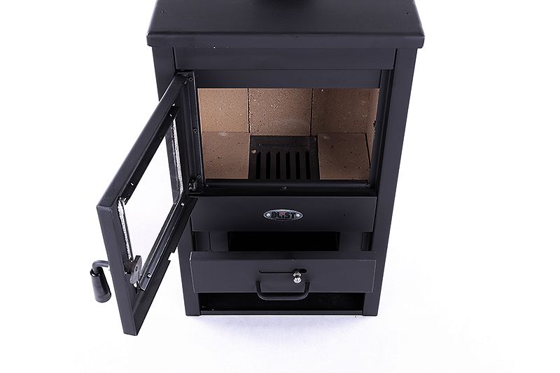 Piec stalowy piecyk koza kominek 9kW