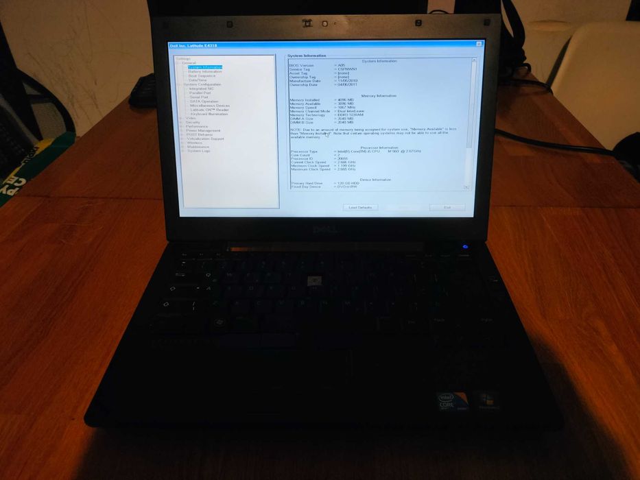 Laptop Dell Latitude E4310 stan jak na zdjęciach przywieziony z niemie