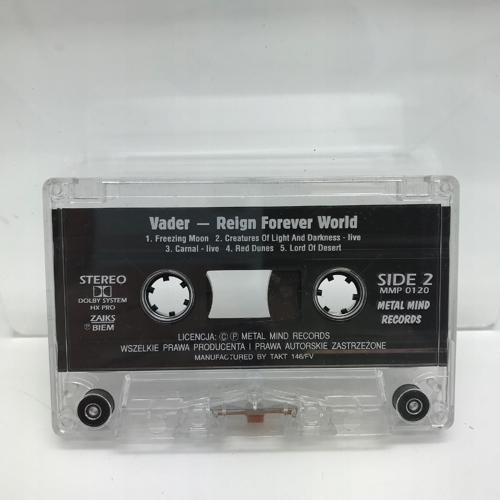 kaseta - vader - reign forever world metal 2001