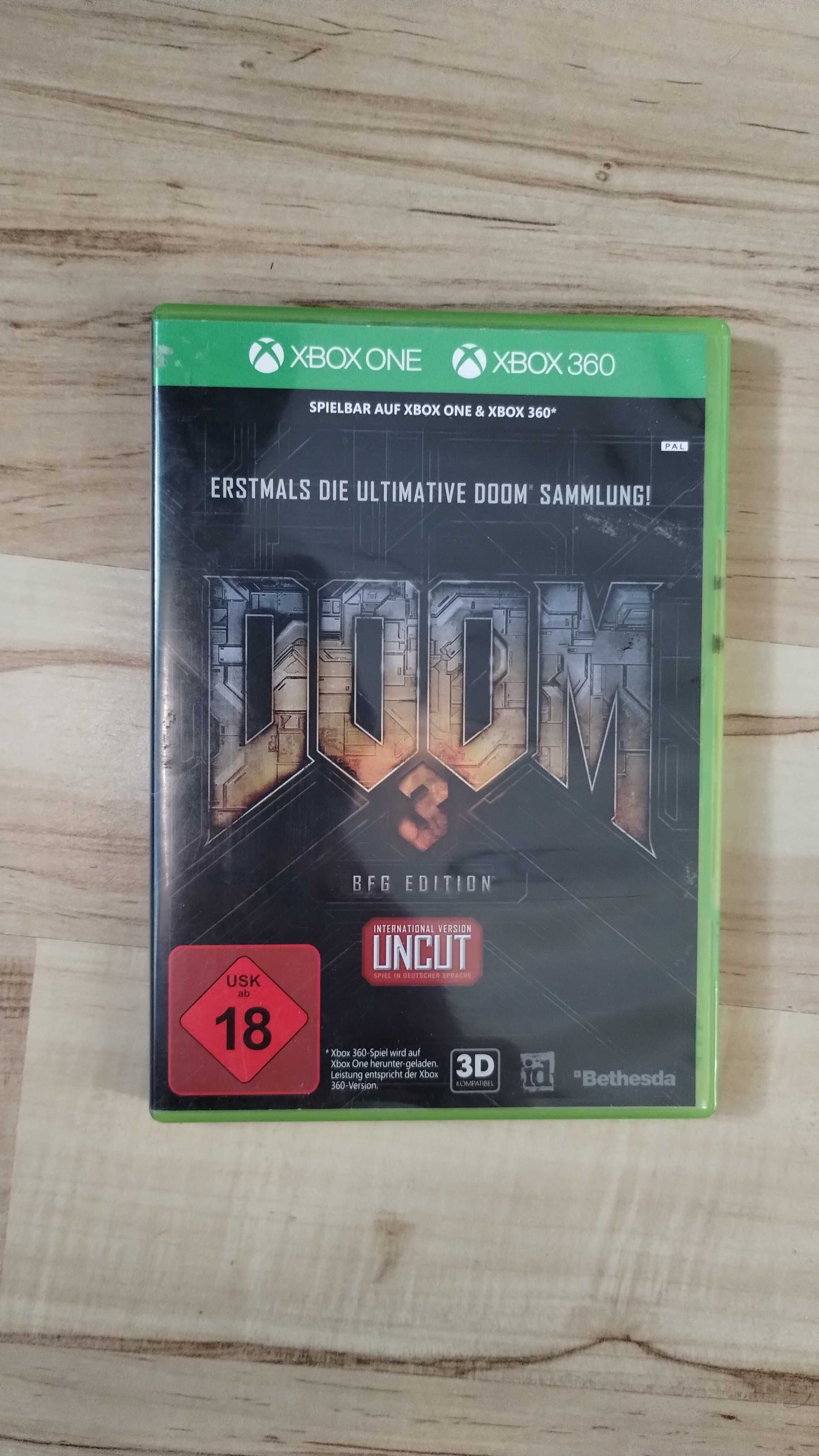 Doom 3 BFG Edition + (Doom 1 i 2) Xbox 360/One