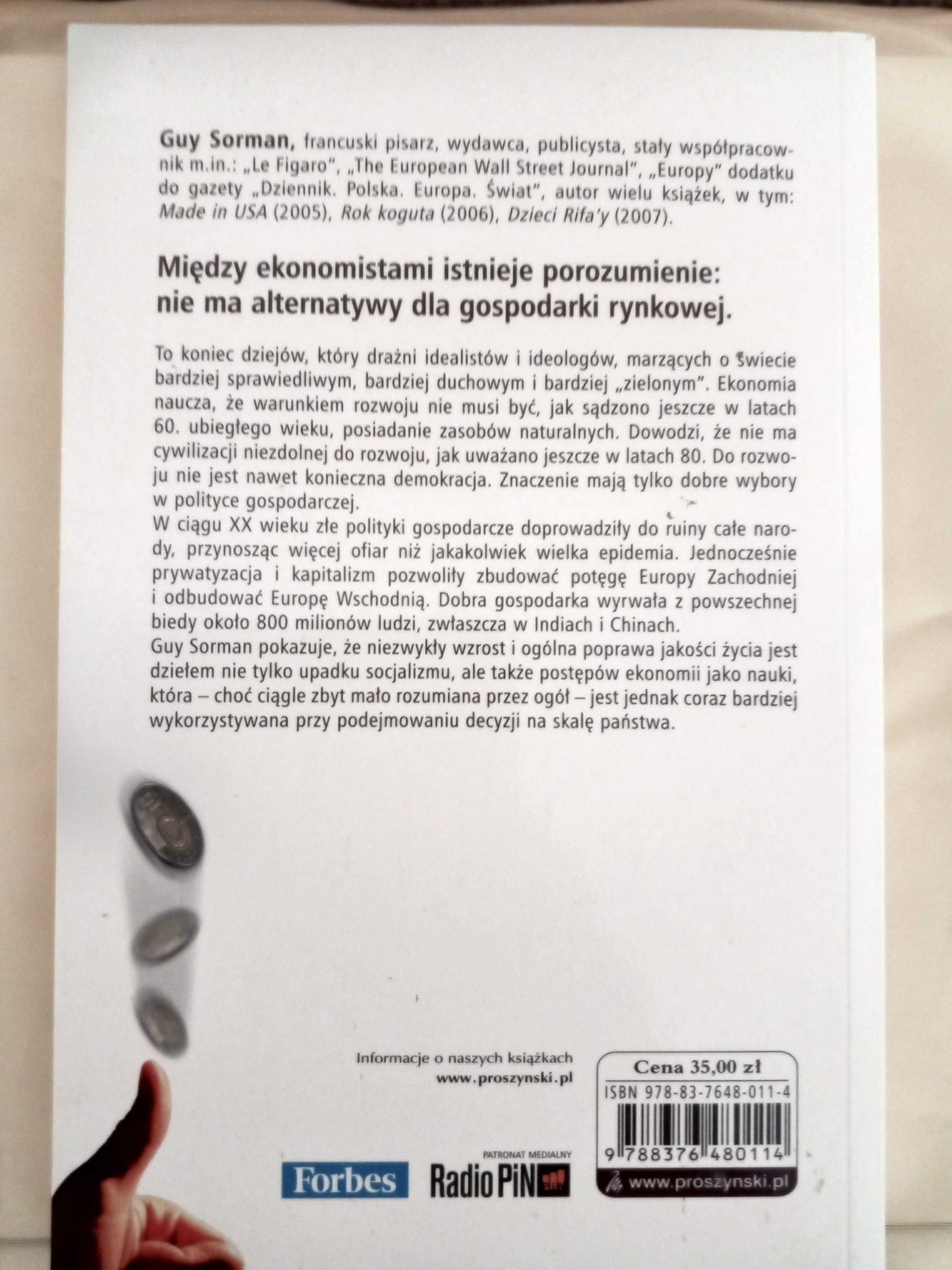 EKONOMIA NIE KŁAMIE - Guy Sorman Nauki społeczne