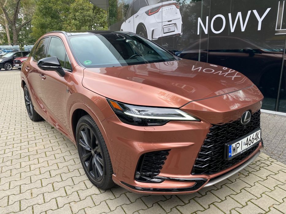 Lexus RX 500h, 371 KM, X 2023 F-SPORT salonPL, I wlas, panorama, hak, gwarancja