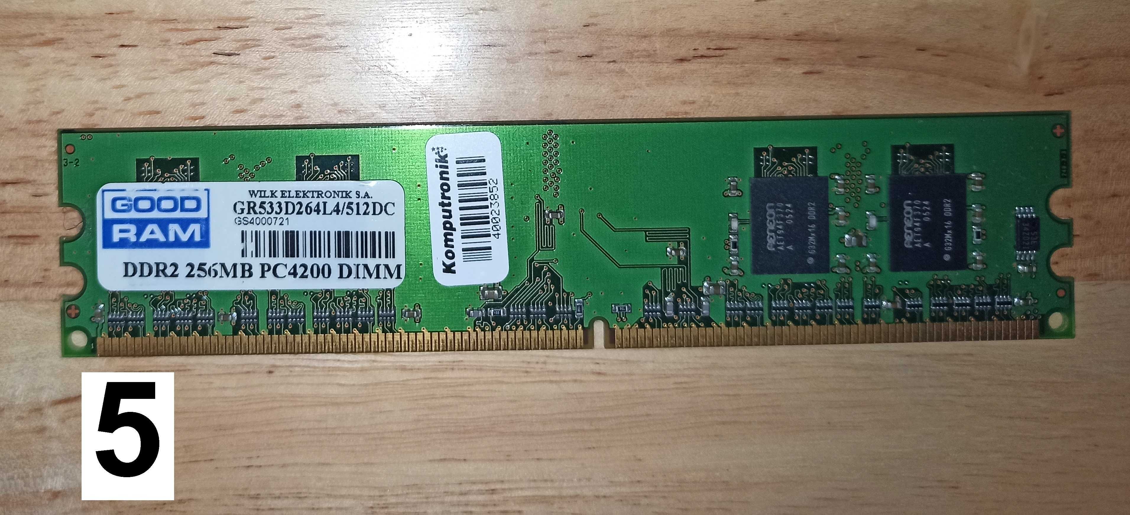 Kości ram ddr2, ddr3, sdram