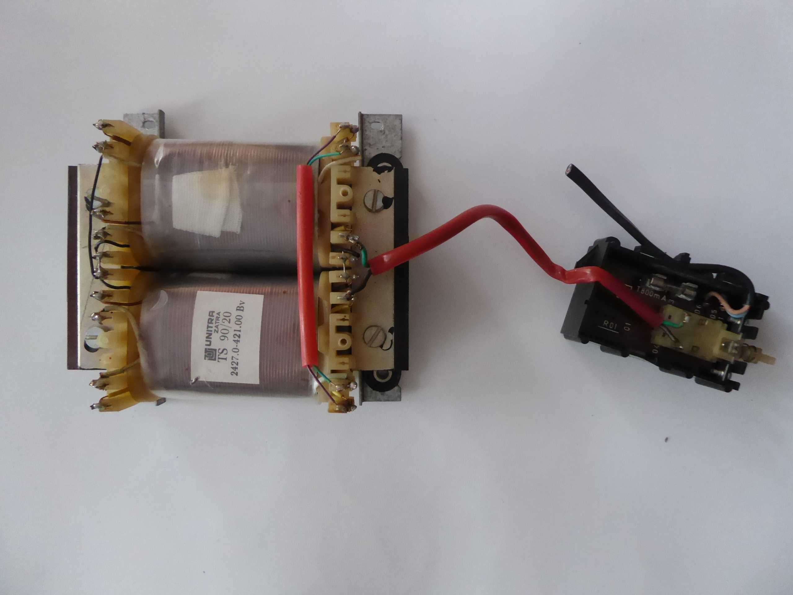 Transformator UNITRA Zatra TS 90/20 z wyłącznikiem