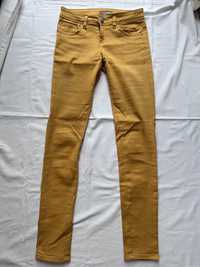 Cieple musztardowe spodnie Orsay S
