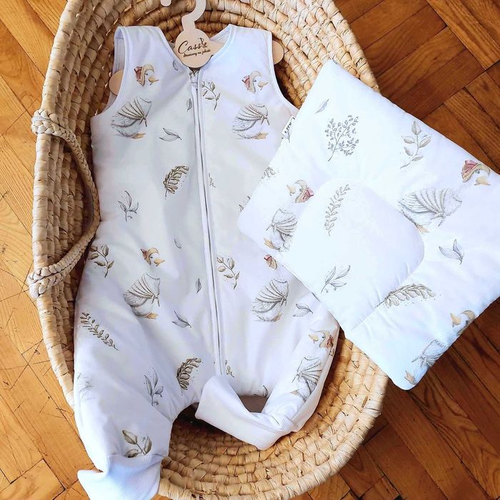 Śpiworek z nogawkami ABS antypoślizgowe 1 tog rozm 86-92 wzór -Gąski