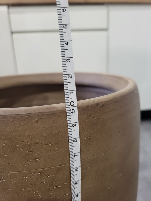 Wazon ceramiczny 50cm brązowy