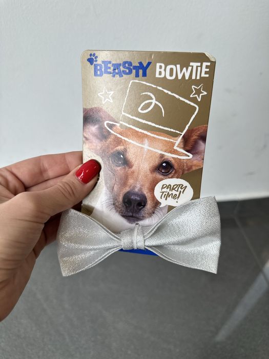 Zestaw 4 kokardek/muszek dla psa - różne kolory