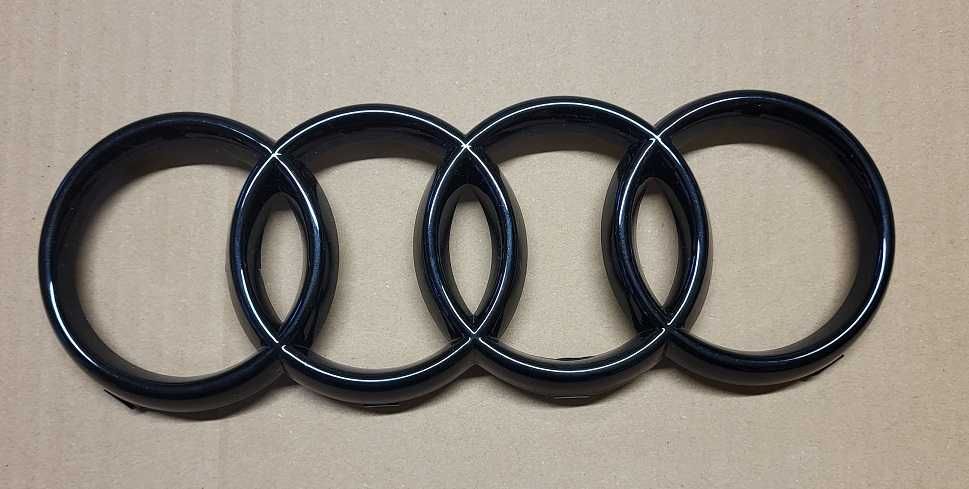 EmblemaT znaczek atrapy Audi A4 B9 15-19 CZARNY BLACK