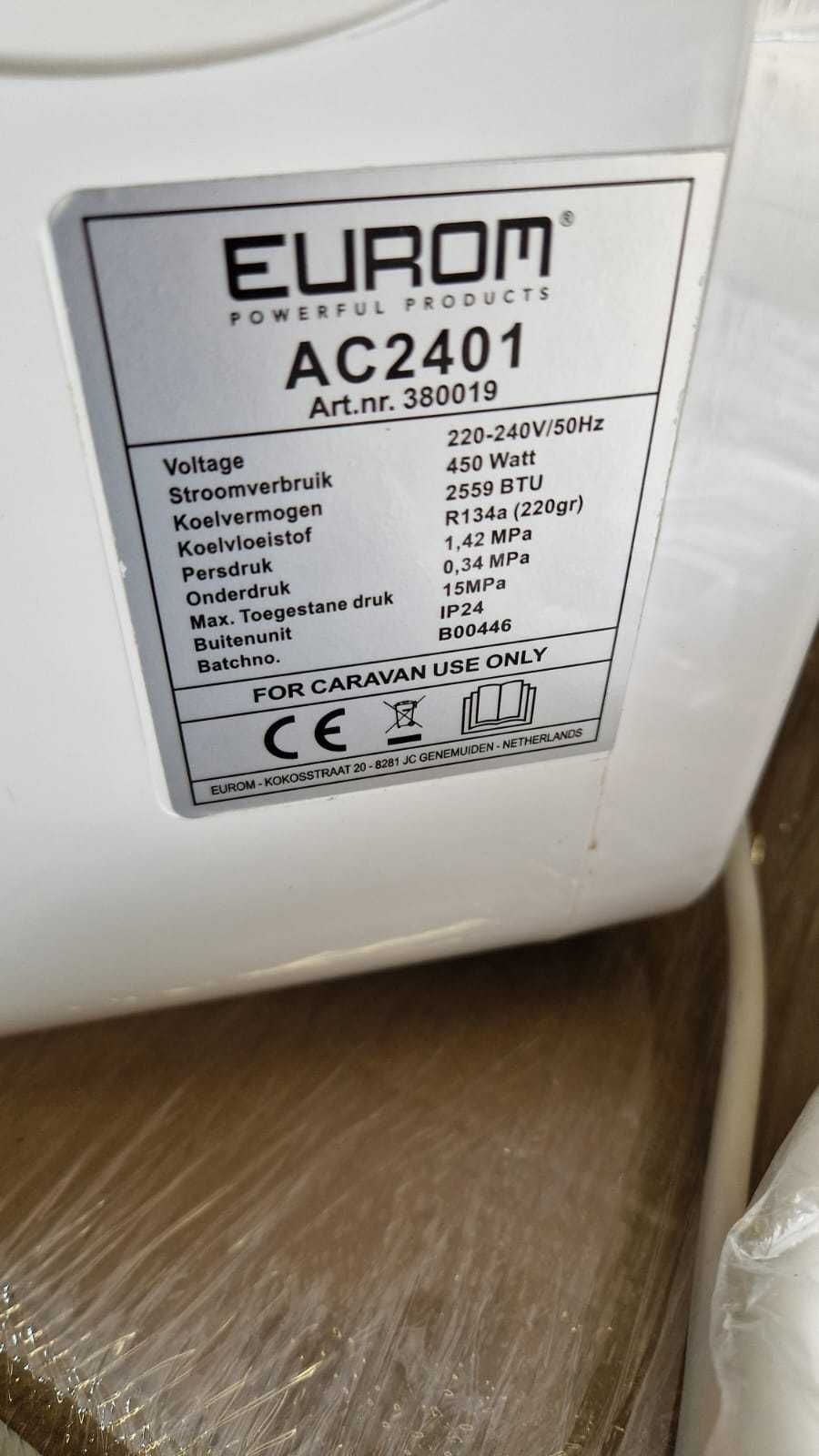 Klimatyzacja klima przyczepy kampingowej kampera campera EUROM AC2401