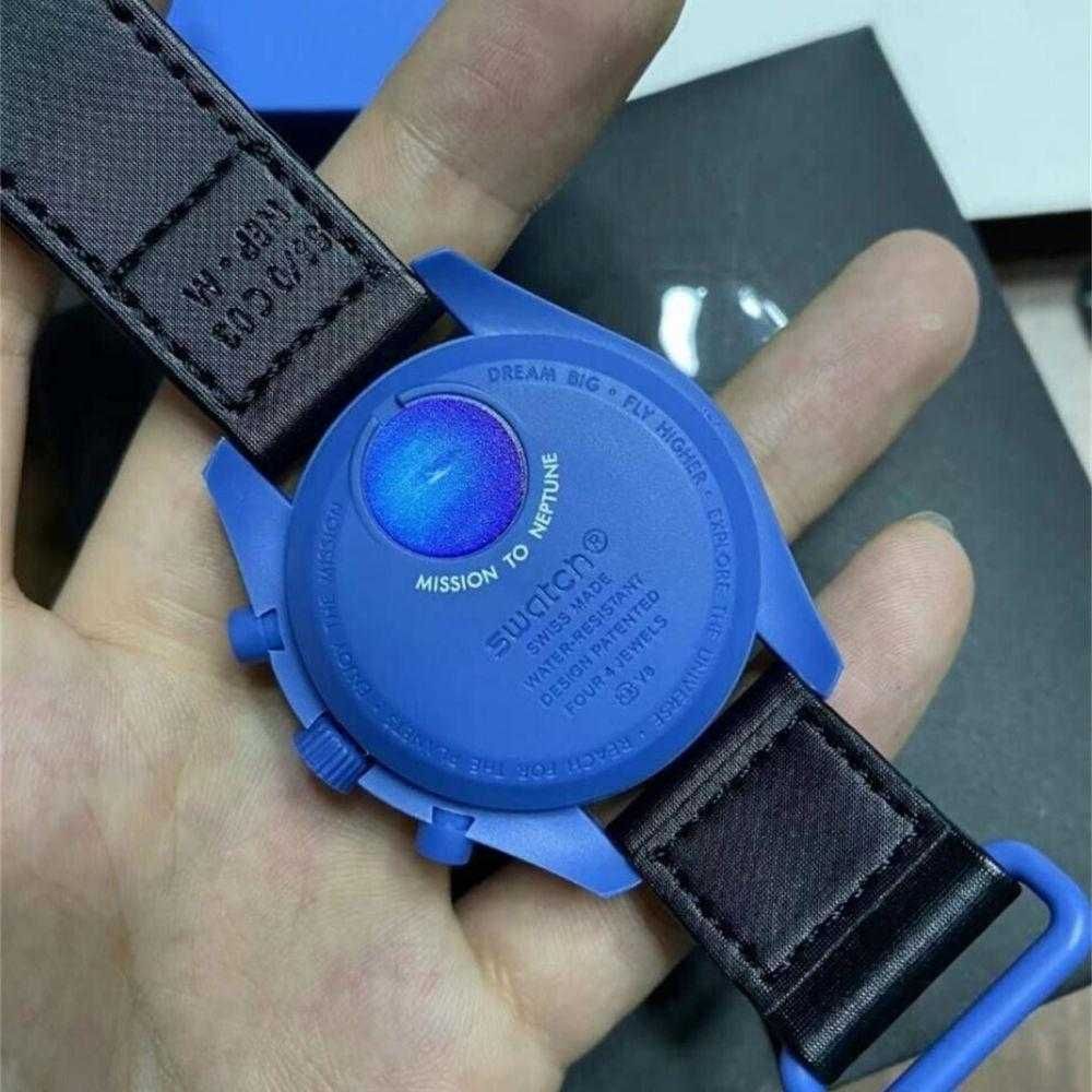 Omega x Swatch Neptune SO33N100 - Głębinowy Blask w Bio-Ceramice 2024