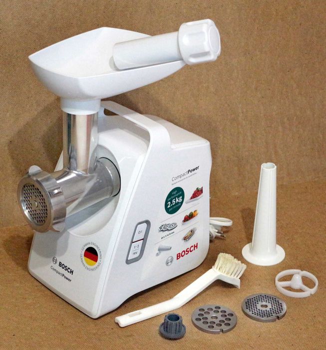 Мясорубка Bosch MFW3X10W, 2000W, Reverse, 2-x Speed, XL, Original