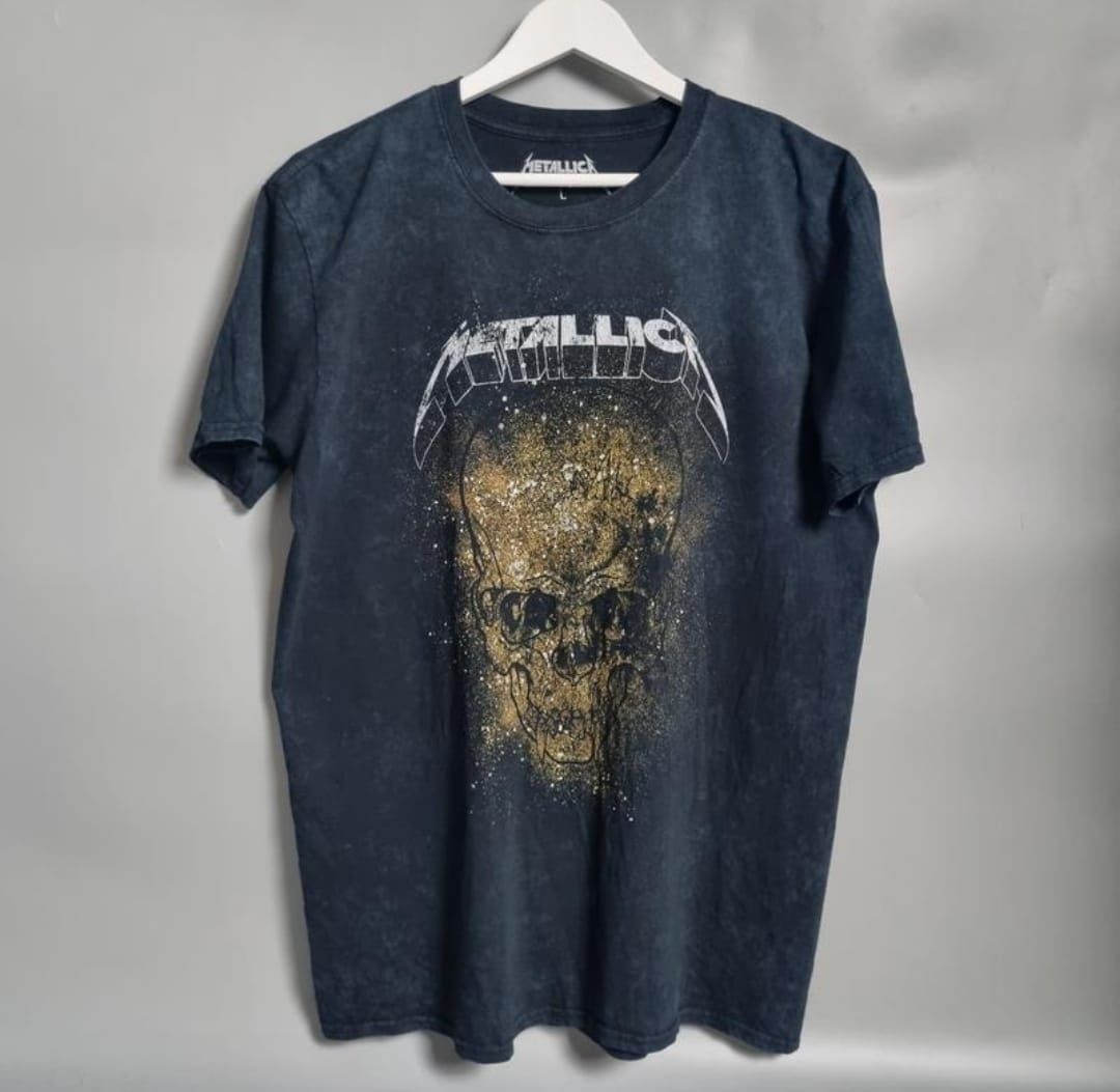 Вінтажна Чоловіча чорна футболка Metallica 2016  від  River Island