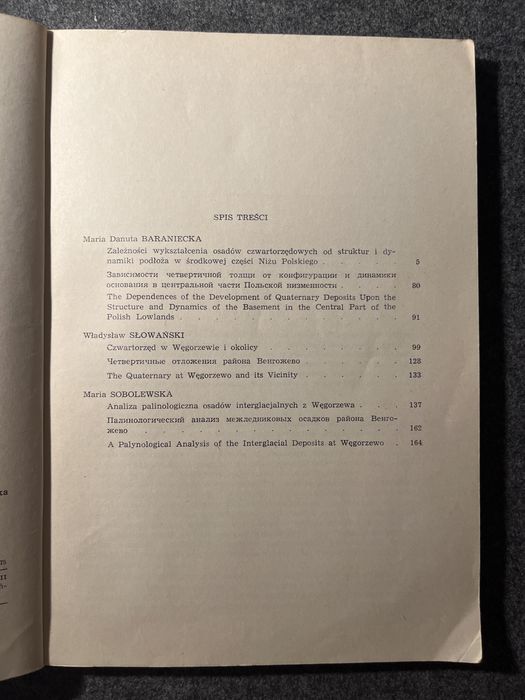 Z badań czwartorzędu w Polsce - Tom 16