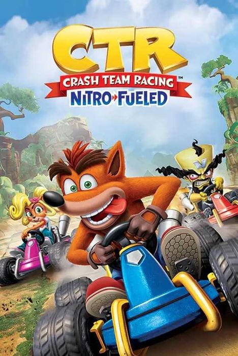 Crash Team Racing Plakat gamingowy 61x91,5 cm
