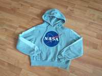 Bluza damska H&M hoodie baggy boxy Nasa skater drip