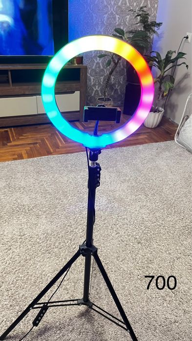 Студійне світло. Селфі кільцева лампа